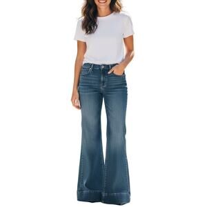 American Eagle Next Level Stretch High Rise Flare Jeans Women’s Size 16 Long